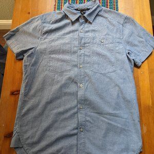 Black Diamond Chambray Modernist Shirt- Medium
